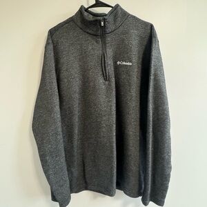 Columbia Sportswear Men's XL Gray Heather Quarter Zip Pullover Fleece